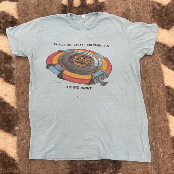 Tops Vintage 1977 Electric Light Orchestra Tshirt Poshmark